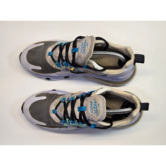 Nike Air Max 270 React Amethyst Tint Sneakers 2019 Ct1613-500 Women - Sz 9 - Picture 4 of 8